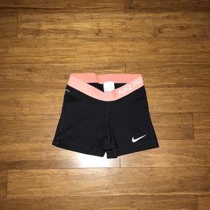 Nike pro spandex shorts